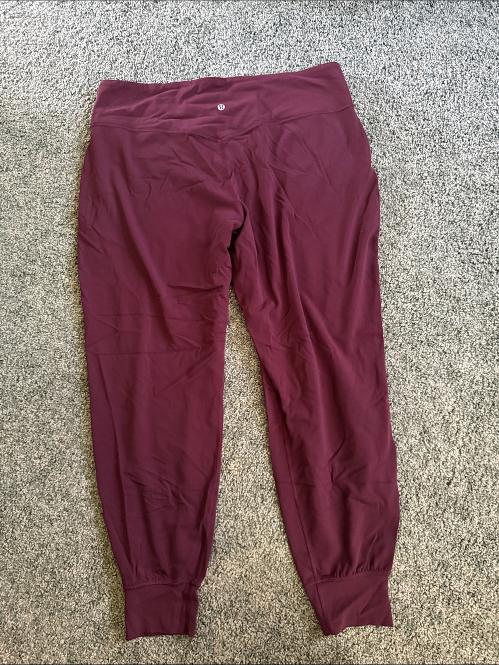 lululemon athletica Maroon Track Joggers